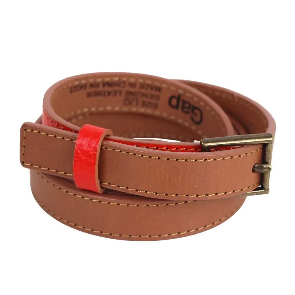 Gap BROWN RED GENUINE LEATHER 3/4
